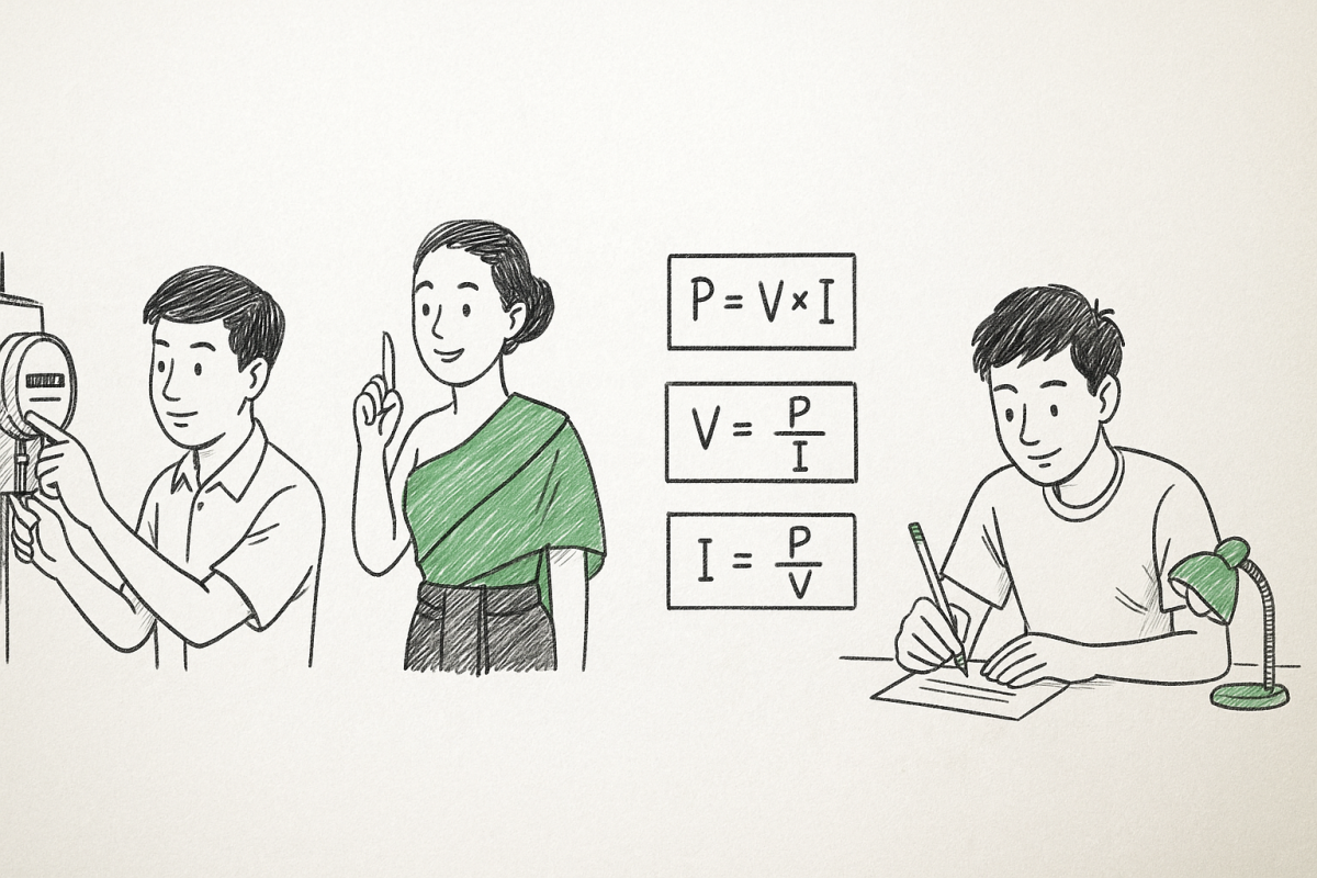 วิธีการและสูตรในการแปลงหน่วยไฟฟ้าอย่างละเอียด ฉบับเข้าใจง่าย