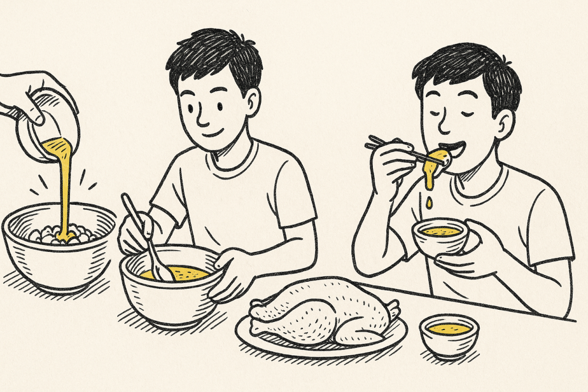 วิธีทำสูตรน้ำจิ้มข้าวมันไก่แสนอร่อยแบบง่าย ๆ ฉบับเข้าใจง่าย