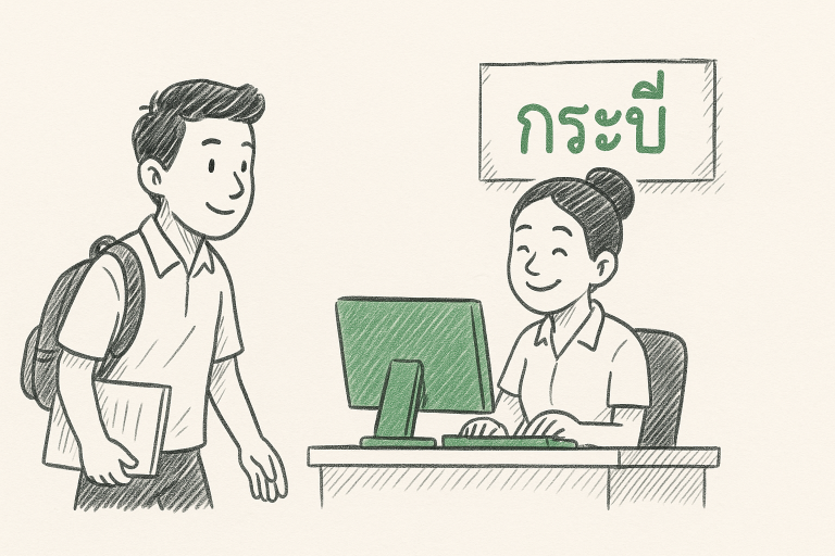 สมัครงานที่จังหวัดกระบี่ เริ่มต้นทำงานทันทีได้เลย ฉบับเข้าใจ