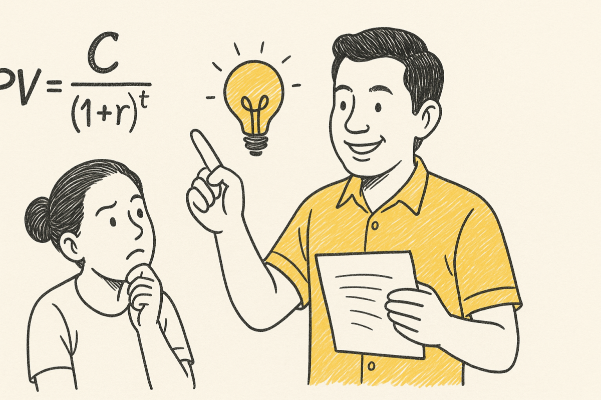 สูตรการคำนวณอัตราคิดลดหรือ discount rate ที่ใช้ในการเงิน ฉบั