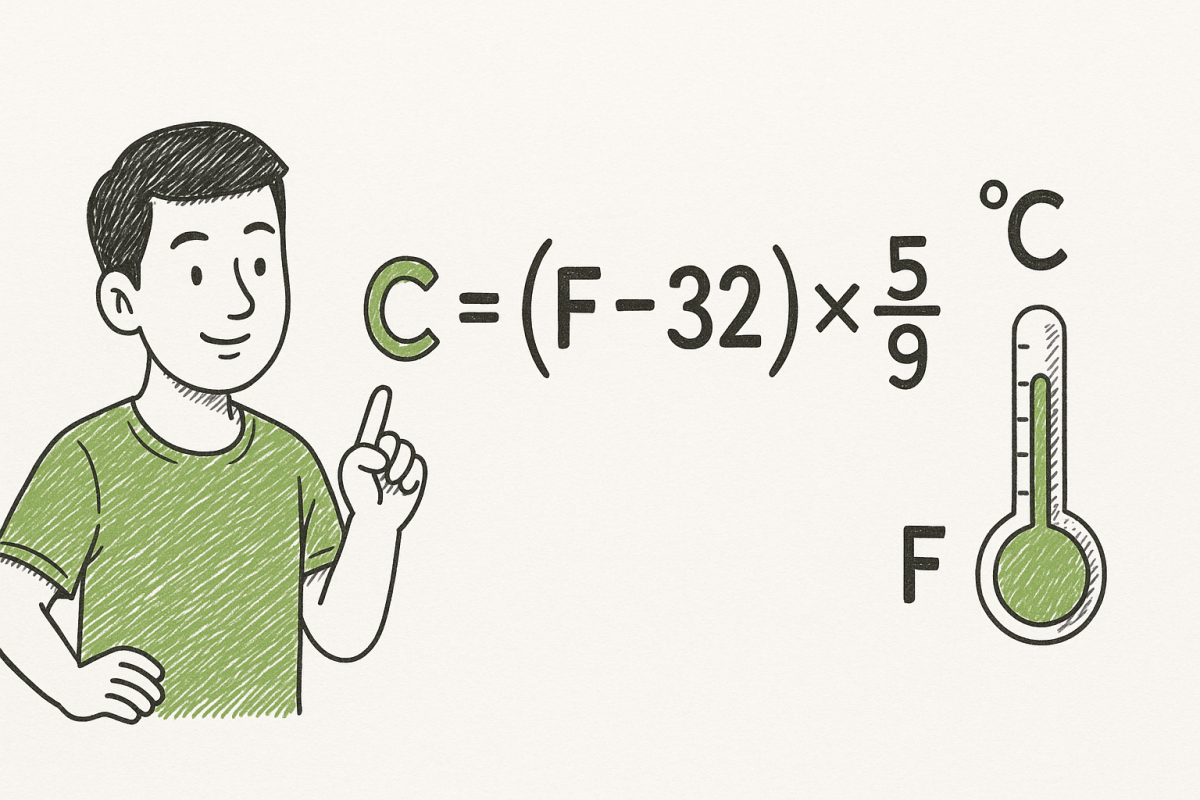 สูตรการแปลงอุณหภูมิจากฟาเรนไฮต์เป็นเซลเซียส ฉบับเข้าใจง่าย อ