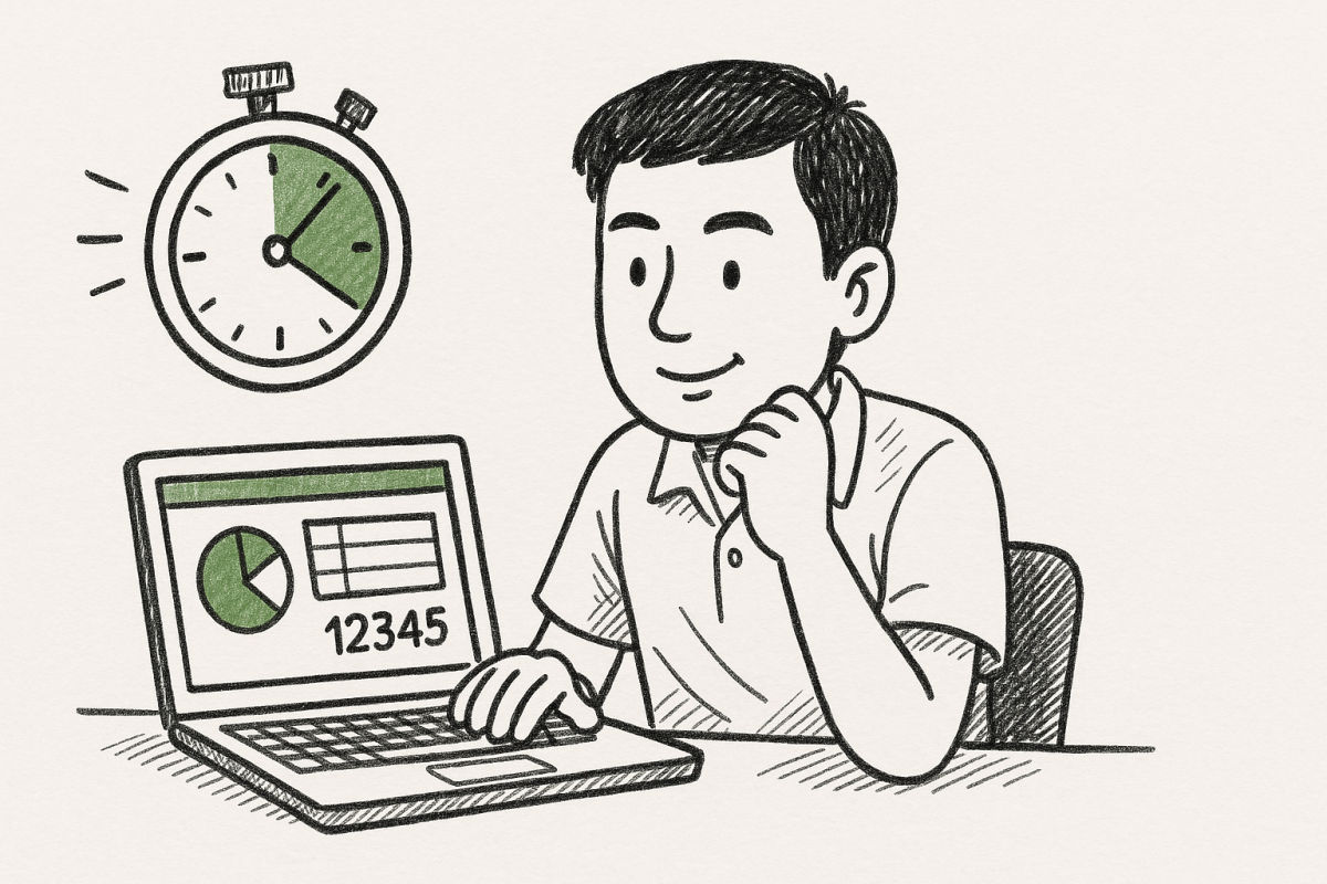สูตรการใช้ Excel เพื่อคำนวณเวลาในหน่วยวินาทีอย่างแม่นยำ ฉบับ