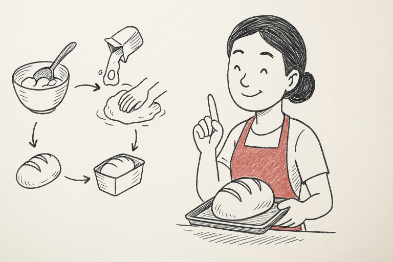 สูตรขนมปังทำง่ายที่คุณสามารถทำได้ที่บ้าน ฉบับเข้าใจง่าย อัปเ