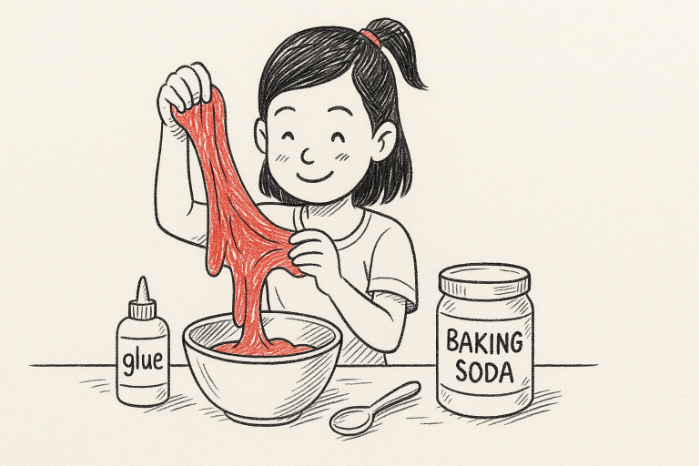 สูตรทำสไลม์เบกกิ้งโซดาแบบง่ายๆ สำหรับเด็ก ฉบับเข้าใจง่าย อัป