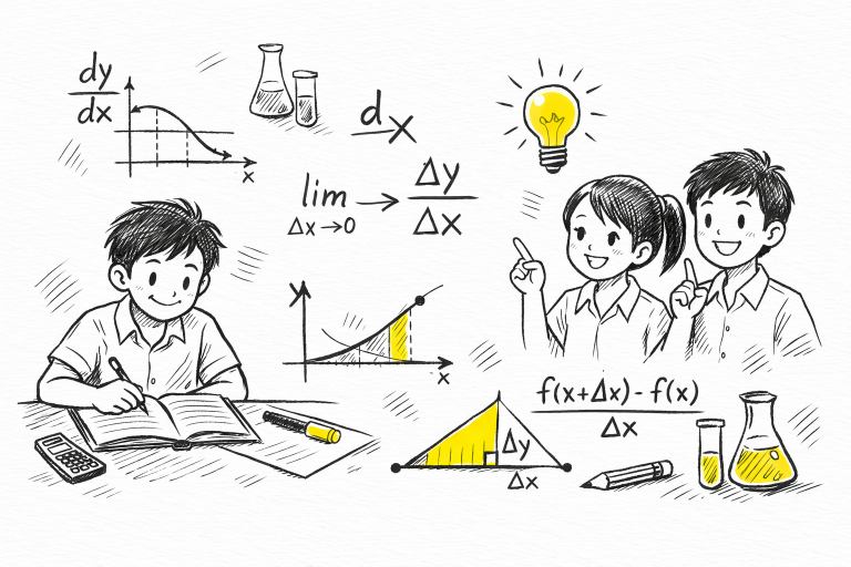 สูตรอนุพันธ์แคลคูลัสฉบับเข้าใจง่าย