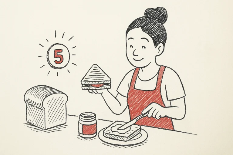 สูตรแซนวิชราคาประหยัดเพียงแค่ 5 บาททำง่ายอร่อย ฉบับเข้าใจง่า