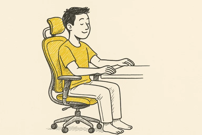 เก้าอี้คอมพิวเตอร์ที่ออกแบบเพื่อความสบายและสุขภาพ ฉบับเข้าใจ