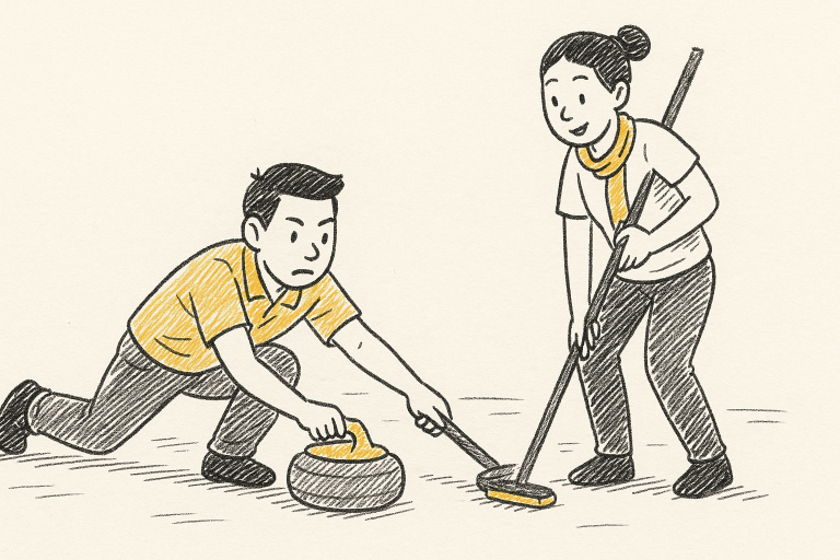 เคอร์ลิง กีฬาแห่งการใช้กลยุทธ์และความแม่นยำ ฉบับเข้าใจง่าย อ