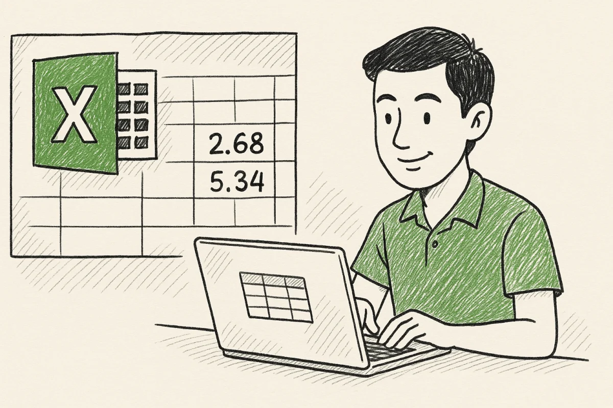 เทคนิคการใช้สูตร Excel ในการปัดเศษทศนิยมอย่างมืออาชีพ ฉบับเข