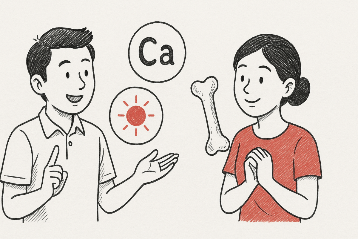 แคลเซียมและวิตามินดี มีประโยชน์ต่อร่างกายอย่างไร ฉบับเข้าใจง