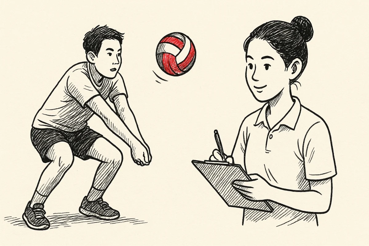 แบบประเมินทักษะวอลเลย์บอลสอนสามารถวิเคราะห์และพัฒนาความของ