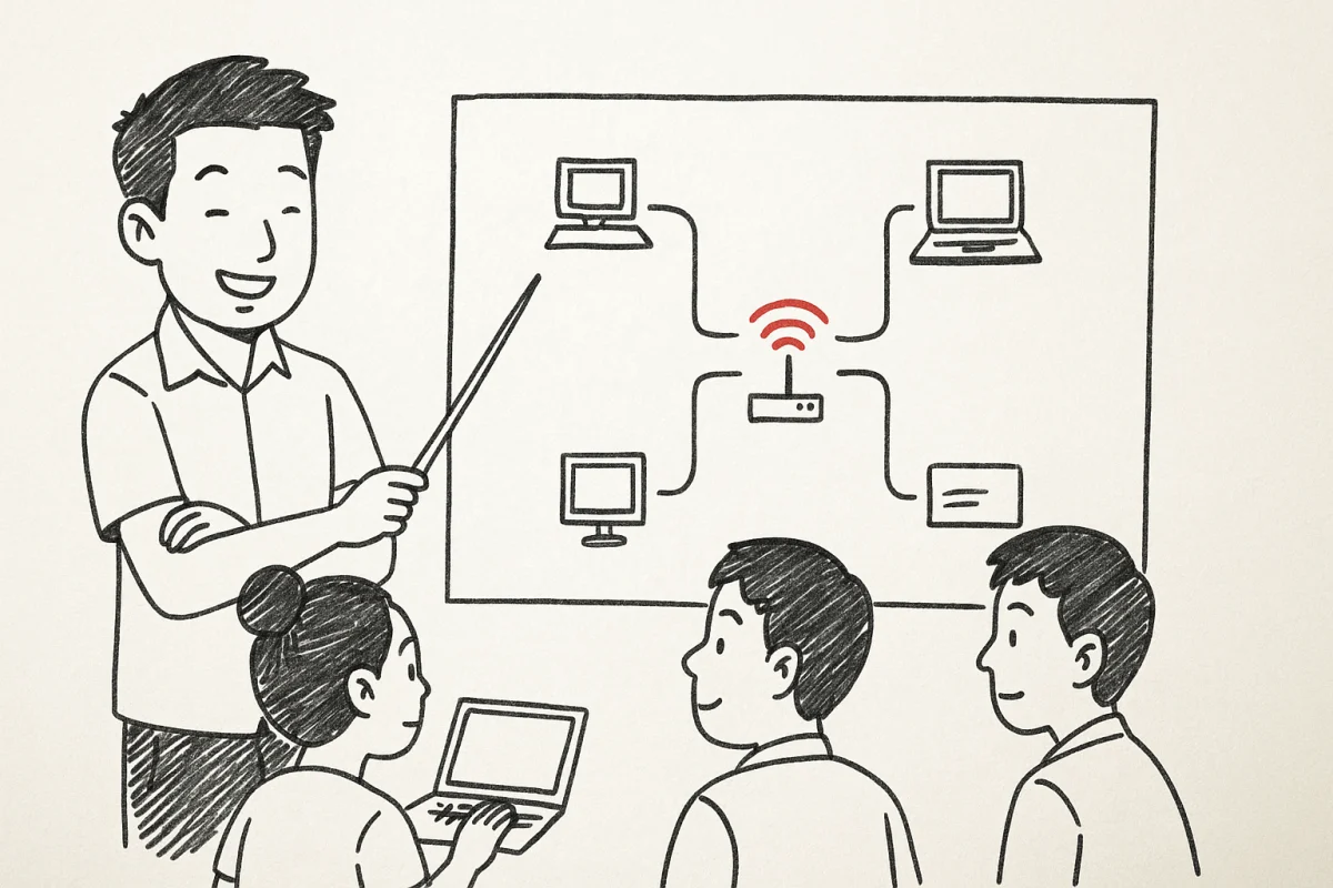แผนการสอนเกี่ยวกับระบบเครือข่ายในคอมพิวเตอร์อย่างละเอียด ฉบั