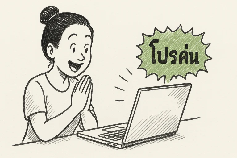 โปร โม ชั่ น. คอมพิวเตอร์ 2020