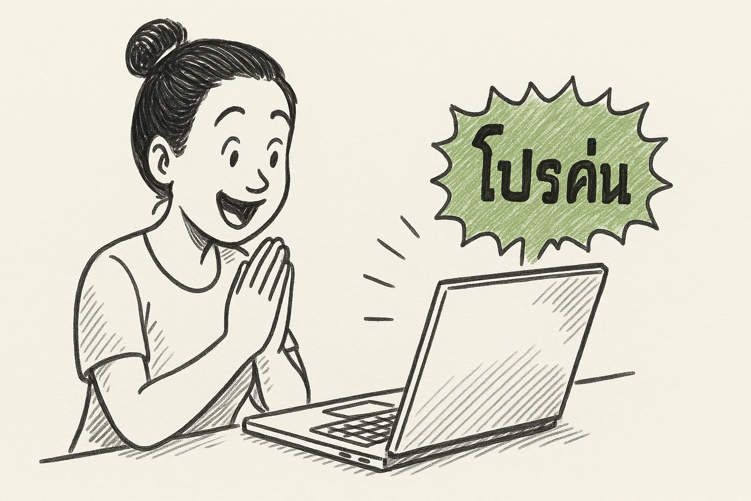 โปร โม ชั่ น. คอมพิวเตอร์ 2020