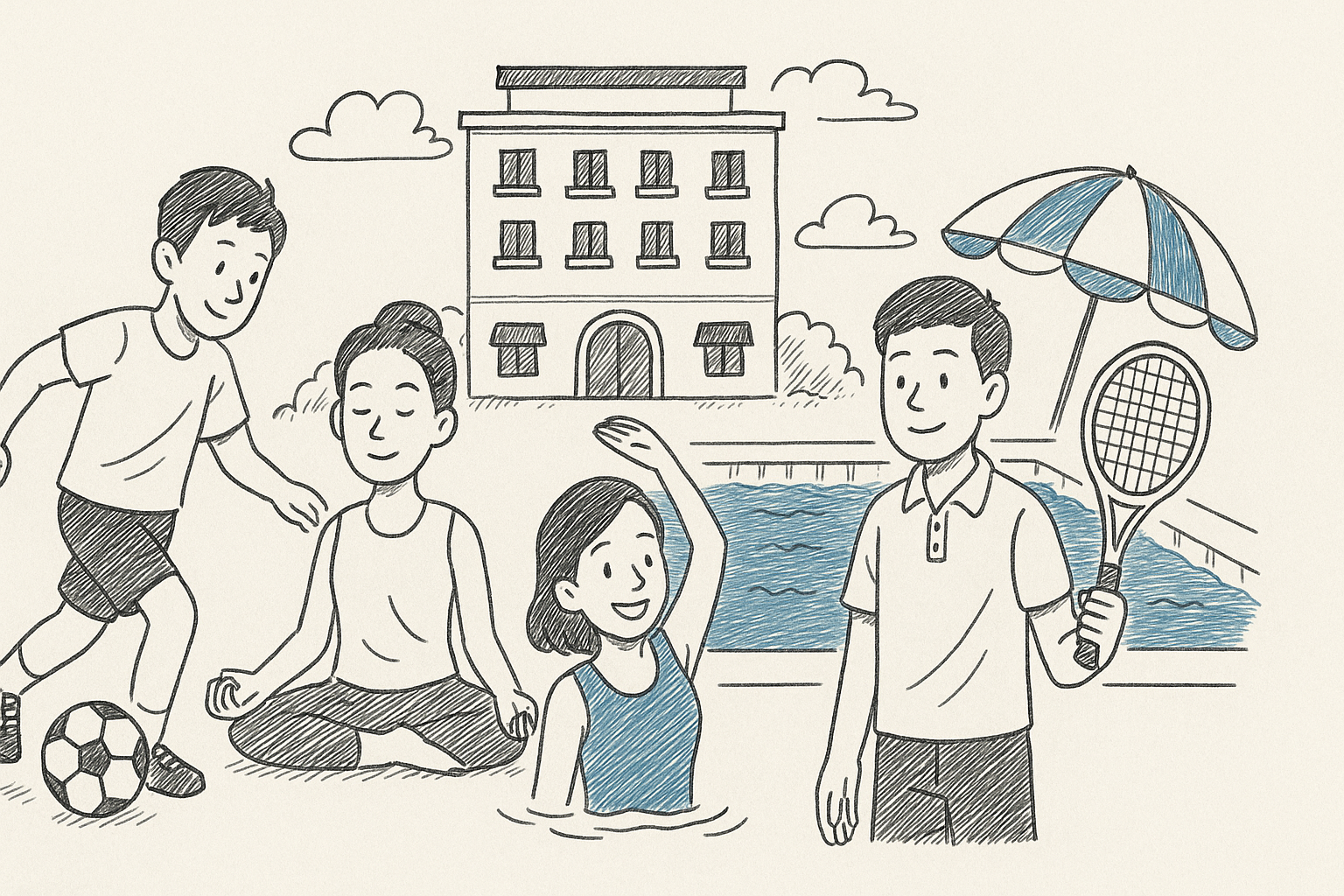 โรงแรมที่มีบริการด้านกีฬาในจังหวัดสุพรรณบุรี ฉบับเข้าใจง่าย